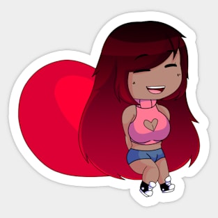 Heart Chibi Kiki Sticker